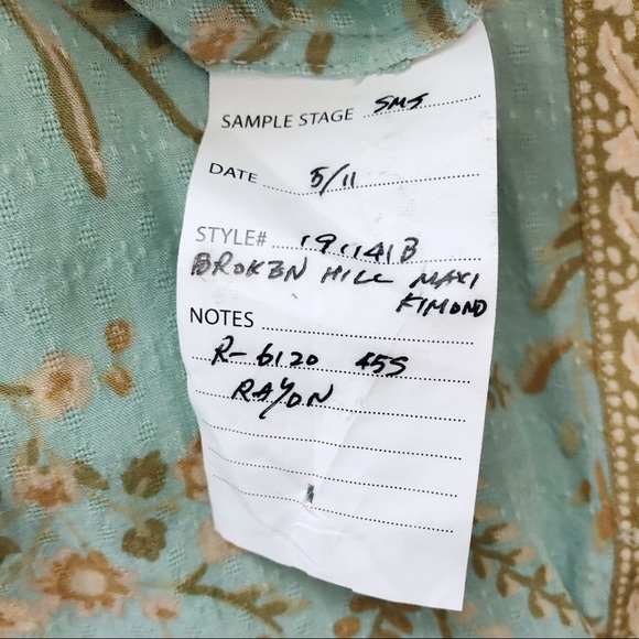 Spell & The Gypsy Maisie (Sample) Maxi Robe Kimono One Size - Picture 13 of 15